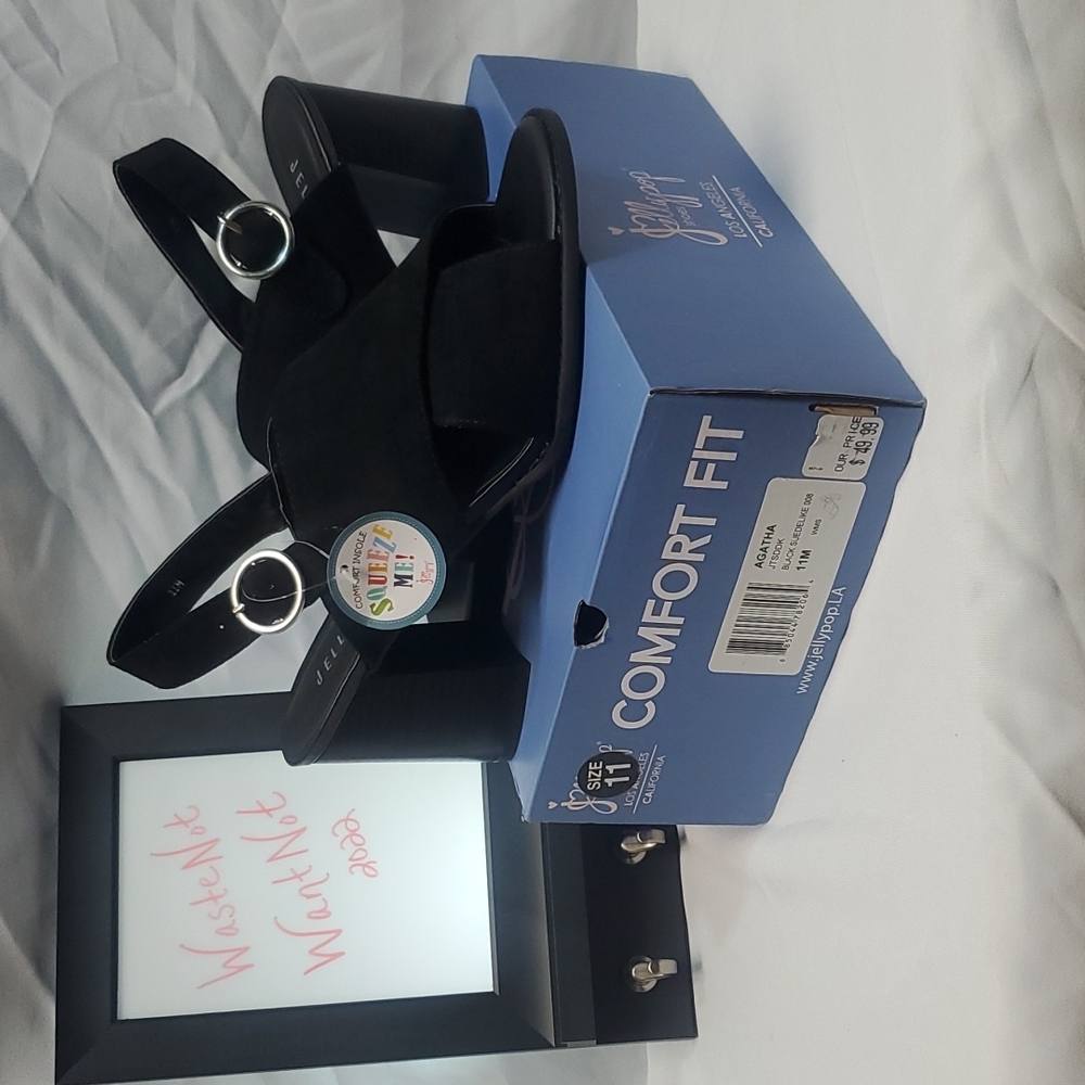 BNIB 3" Heel Sandals "Agatha" by Jellypop Shoes